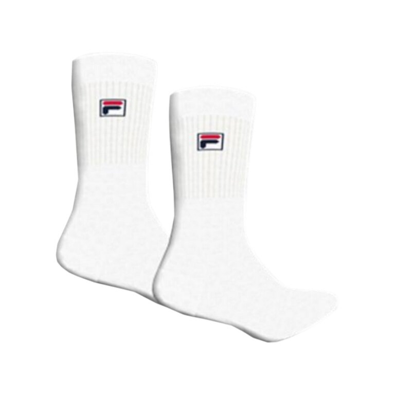 Fila Tennissocke F-Box Premium Crew (Mischgewebe) weiss - 2 Paar