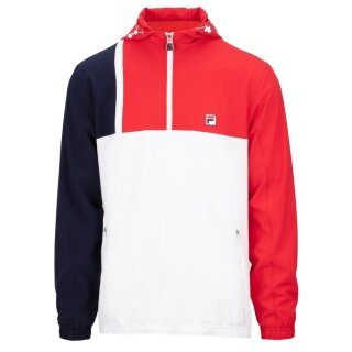 Fila Übergangsjacke Hanno (Windbreaker, 4-Wege-Stretch) weiss/rot Herren