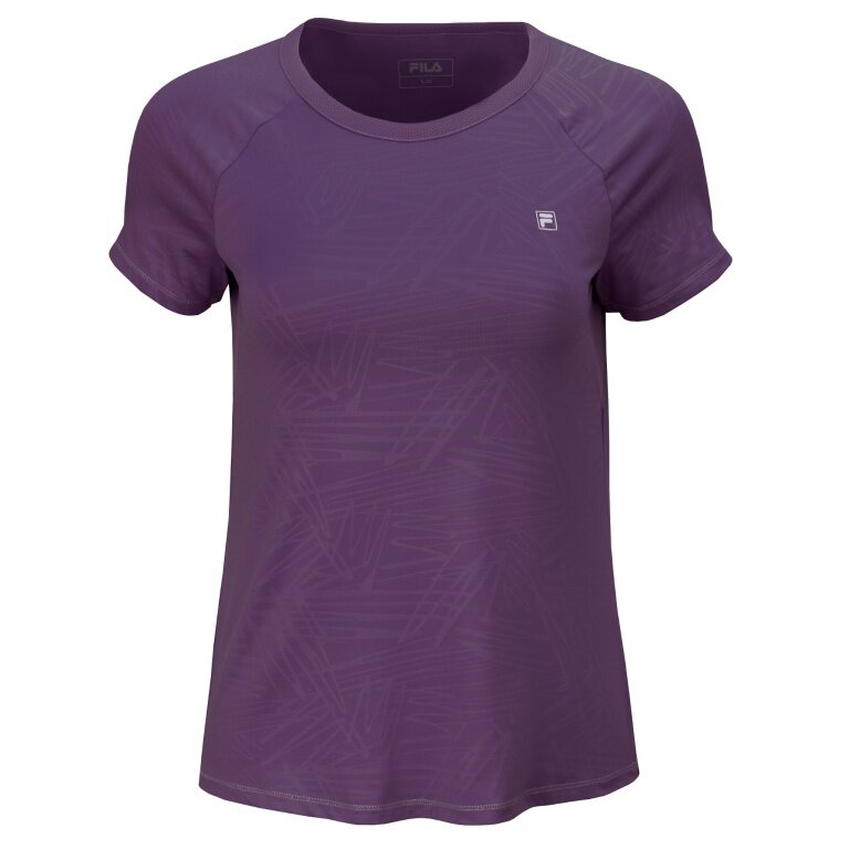 Fila Tennis-Shirt Hailee (angenehmes Tragegefühl) violett Damen