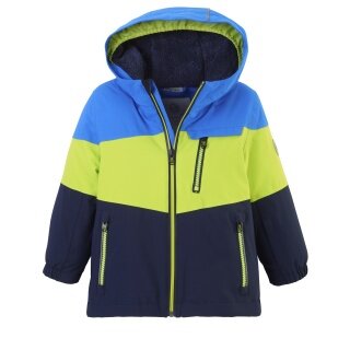 First Instinct Winterjacke FISW 3 (PFC-frei, wasser- und winddicht) neongelb/blau Kleinkinder