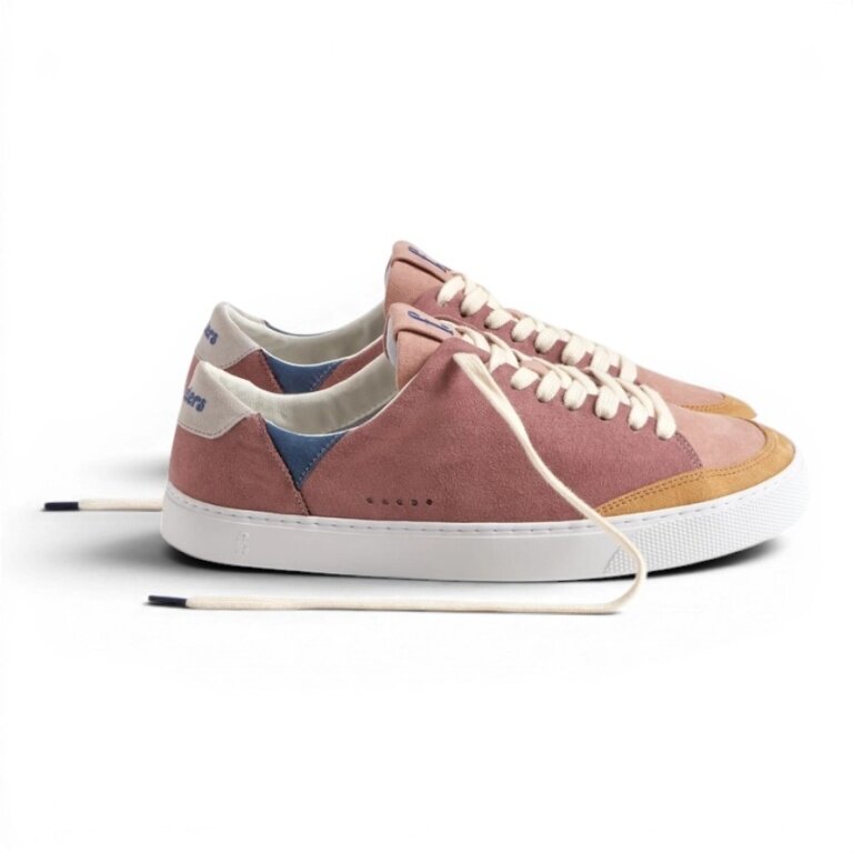 Fleeters Barfussschuhe Sneaker Antiguo Zitrone rosa Damen