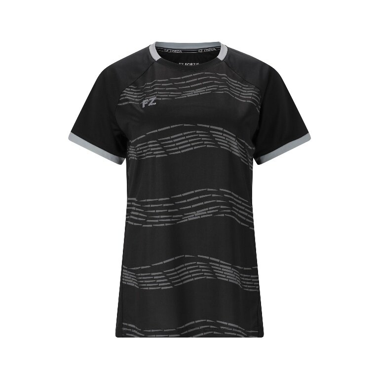 Forza Sport-Shirt FZ CL2502 S/S Tee (100% Polyester) schwarz Damen