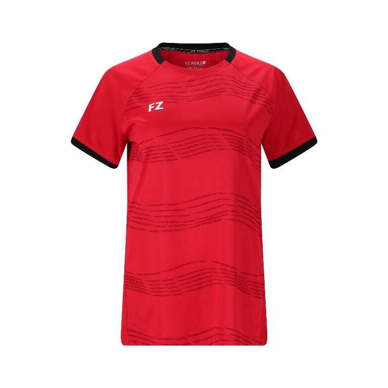 Forza Sport-Shirt FZ CL2502 S/S Tee (100% Polyester) rot Damen