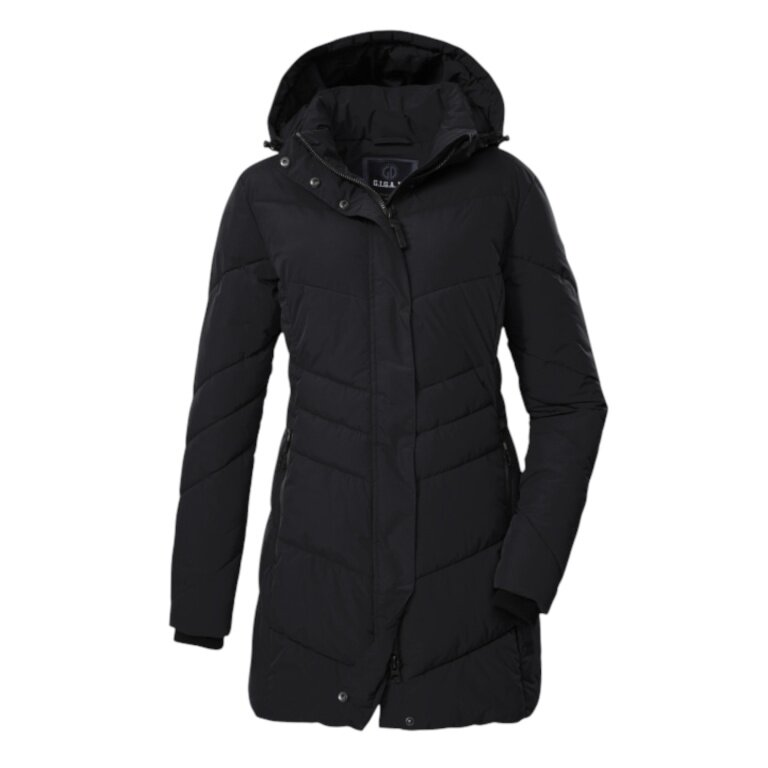 G.I.G.A. DX Winter-Steppparka GW 60 mit Kapuze (wasserabweisend, schmal geschnitten) schwarz Damen