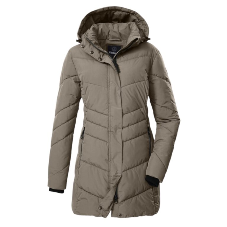 G.I.G.A. DX Winter-Steppparka GW 60 mit Kapuze (wasserabweisend, schmal geschnitten) sandbraun Damen