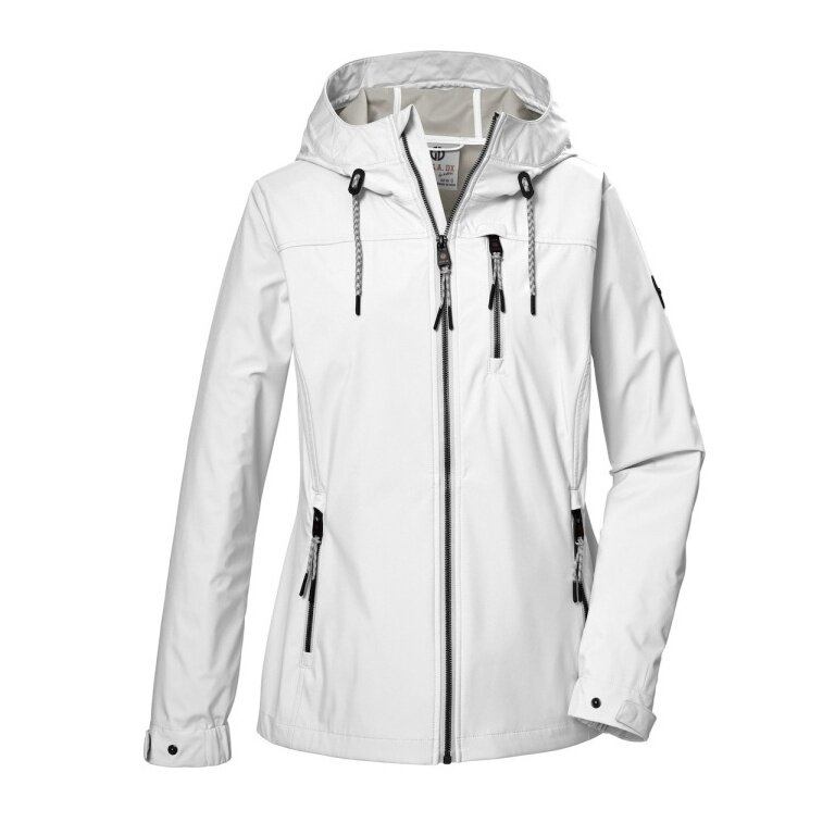 G.I.G.A. DX Softshellsjacke GS 74 mit Kapuze (wasserdicht und winddicht) weiss Damen