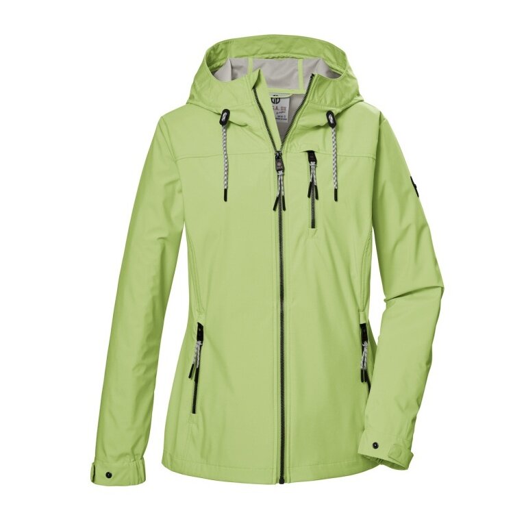 G.I.G.A. DX Softshellsjacke GS 74 mit Kapuze (wasserdicht und winddicht) hellgrün Damen