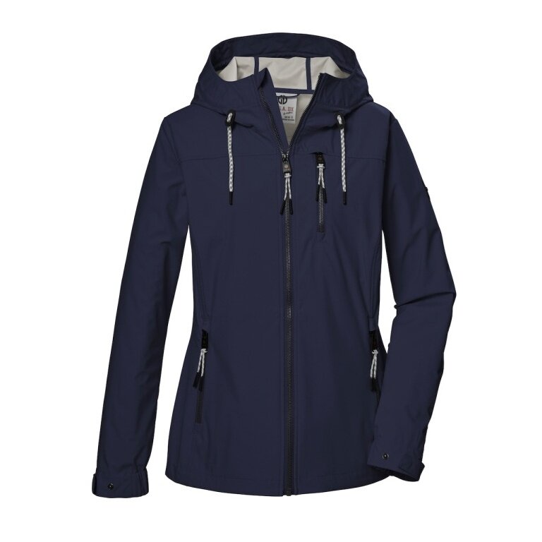 G.I.G.A. DX Softshellsjacke GS 74 mit Kapuze (wasserdicht und winddicht) dunkelblau Damen