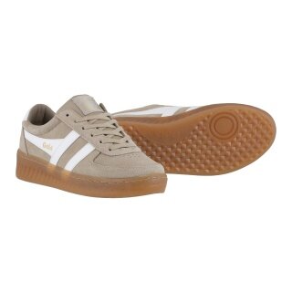 Gola Sneaker Grandslam Wildleder hellgrau/weiss Damen