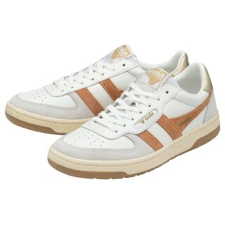 Gola Sneaker Hawk weiss/terracottarot/gold Damen
