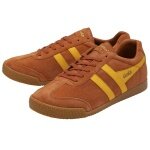 Gola Sneaker Harrier Suede-Leder orange/sonnengelb Herren