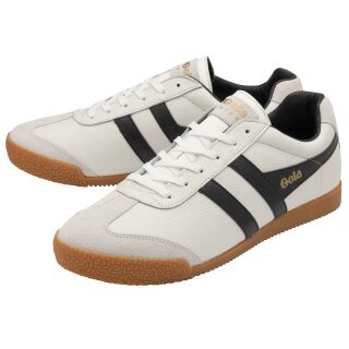 Gola Sneaker Harrier Leder weiss/schwarz/schwarz Herren
