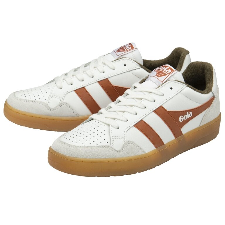Gola Sneaker Eagle '86 2025 weiss/orange/khakigrün Herren