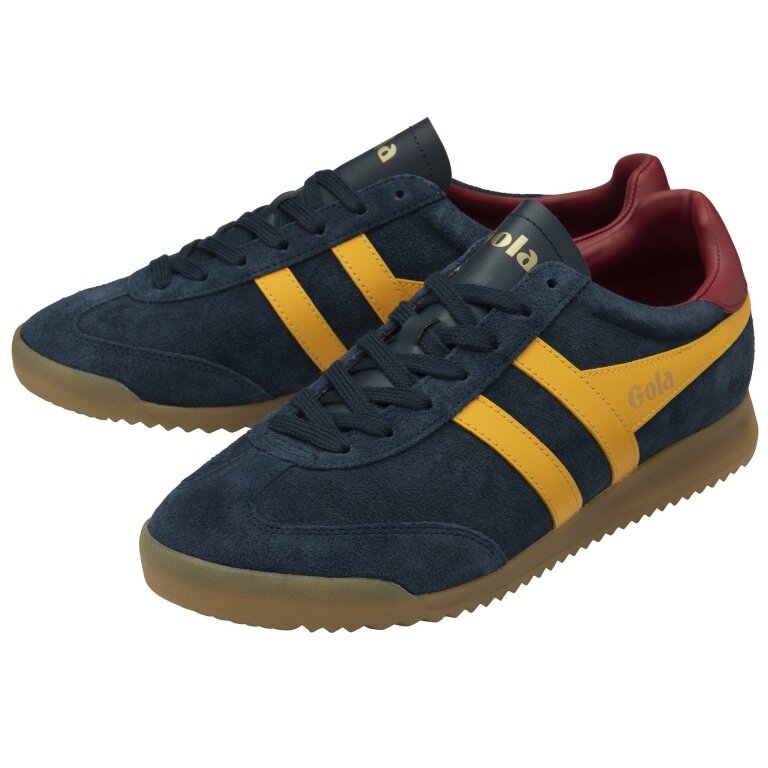 Gola Sneaker Torpedo Wildleder 2025 navyblau/sonnengelb/dunkelrot Herren