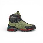 Garmont Wanderschuhe Ascent Evo GTX (Veloursleder, Bergsteigen, wasserdicht) olivegrün/dunkelgrau/rot Herren