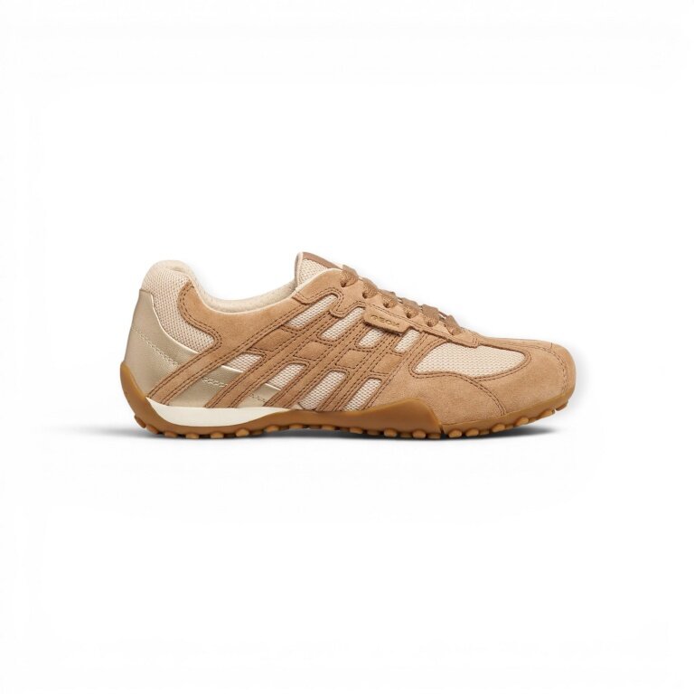 Geox Sneaker Snake Original (Mesh/Textil) braun Damen