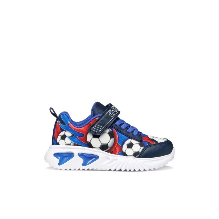 Geox Sneaker Assister Fußball-Motiv dunkelblau/bunt Jungen