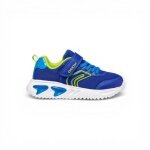 Geox Sneaker Assister blau/lime Kleinkinder Jungen