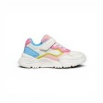 Geox Sneaker Loftus weiss/rosa/blau Mädchen