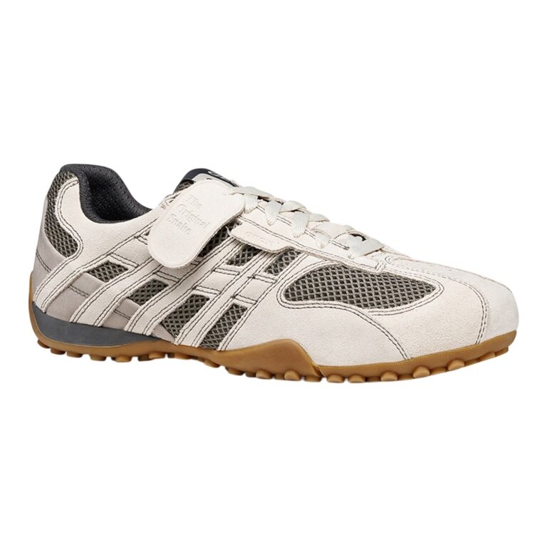 Geox Sneaker Snake Original A (Veloursleder/Synthetik) 2026 hellgrau/sand Herren