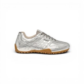 Geox Sneaker Snake Original metallic silber Damen