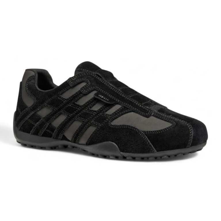 Geox Sneaker Snake Original A (Veloursleder/Nubukleder) schwarz Herren