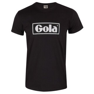 Gola Freizeit-Tshirt Text Box Print (100% Baumwolle) schwarz Herren