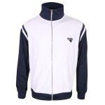 Gola Freizeitjacke Zipped Poly Tricot Colour Block Track Top (Polyester) weiss/navyblau Herren