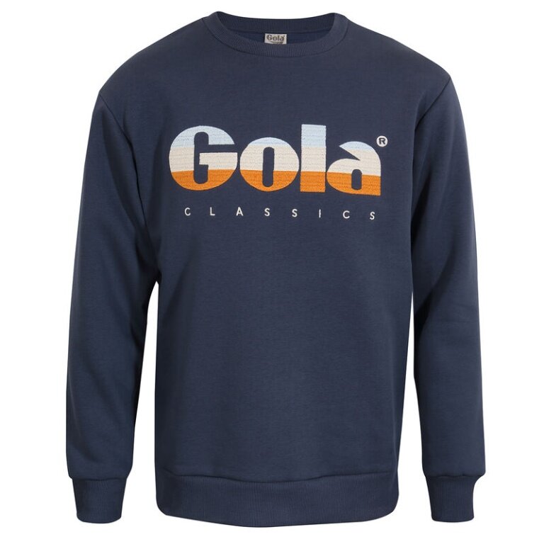 Gola Pullover Logo Print Sweatshirt navyblau Herren