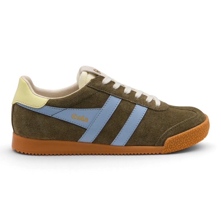 Gola Sneaker Elan 2026 khaki/hellblau/gelb Damen