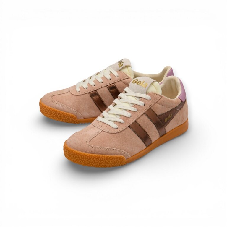Gola Sneaker Elan Glitz 2026 camelbraun/bronze/pink Damen