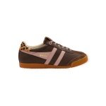 Gola Sneaker Elan Islington - Made in England - dunkelbraun/pink Damen