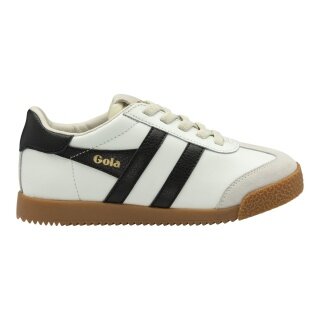 Gola Sneaker Elan 2026 (Wildleder, Schnürverschluss) weiss/schwarz Kinder