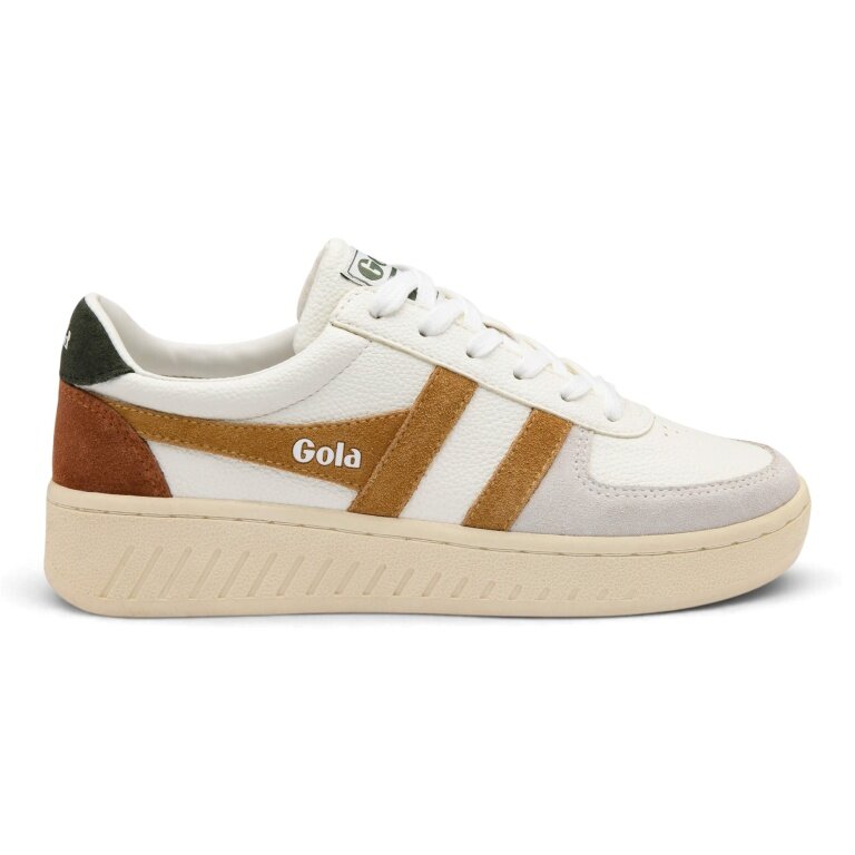 Gola Sneaker Grandslam Trident 2026 weiss/braun/khaki Damen