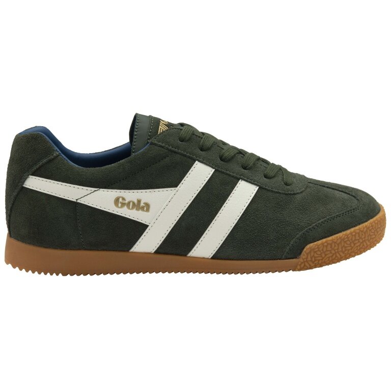 Gola Sneaker Harrier Suede-Leder 2026 khakigrün/offwhite/marineblau Herren