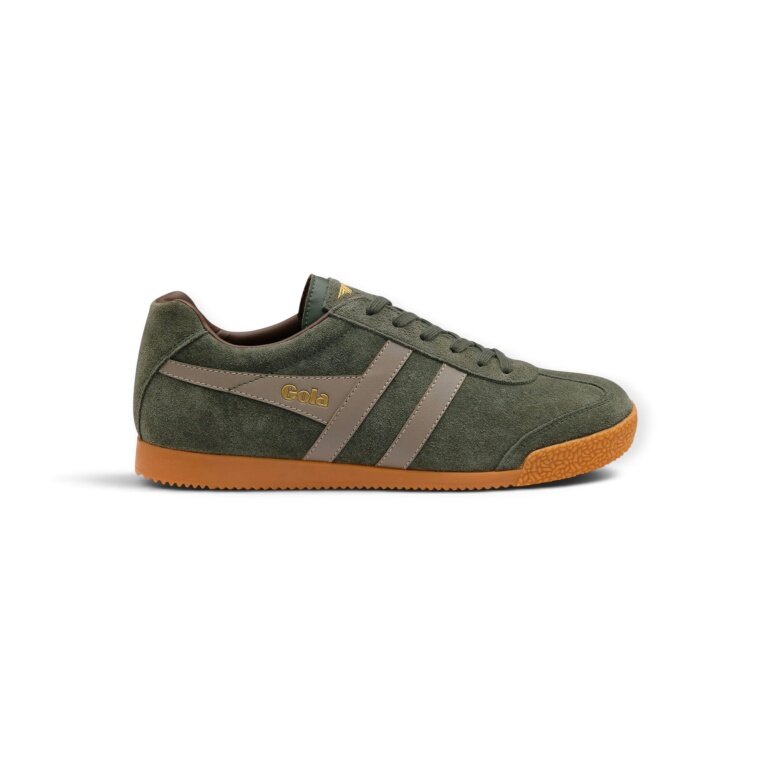 Gola Sneaker Harrier Suede-Leder 2026 khakigrün/grau Herren