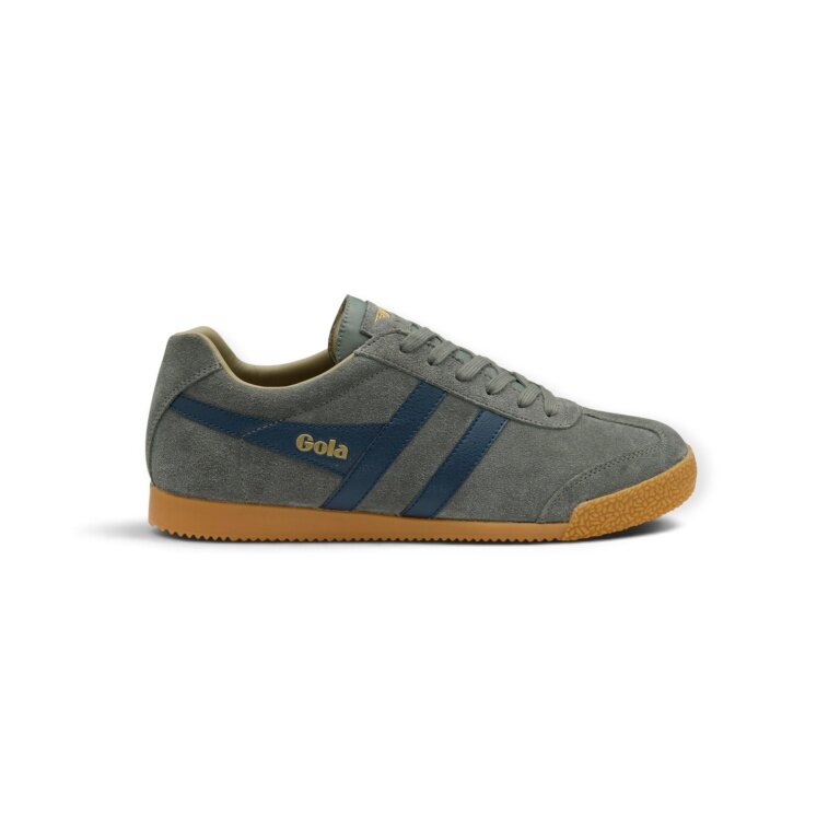 Gola Sneaker Harrier Suede-Leder 2026 asphaltgrau/navyblau Herren