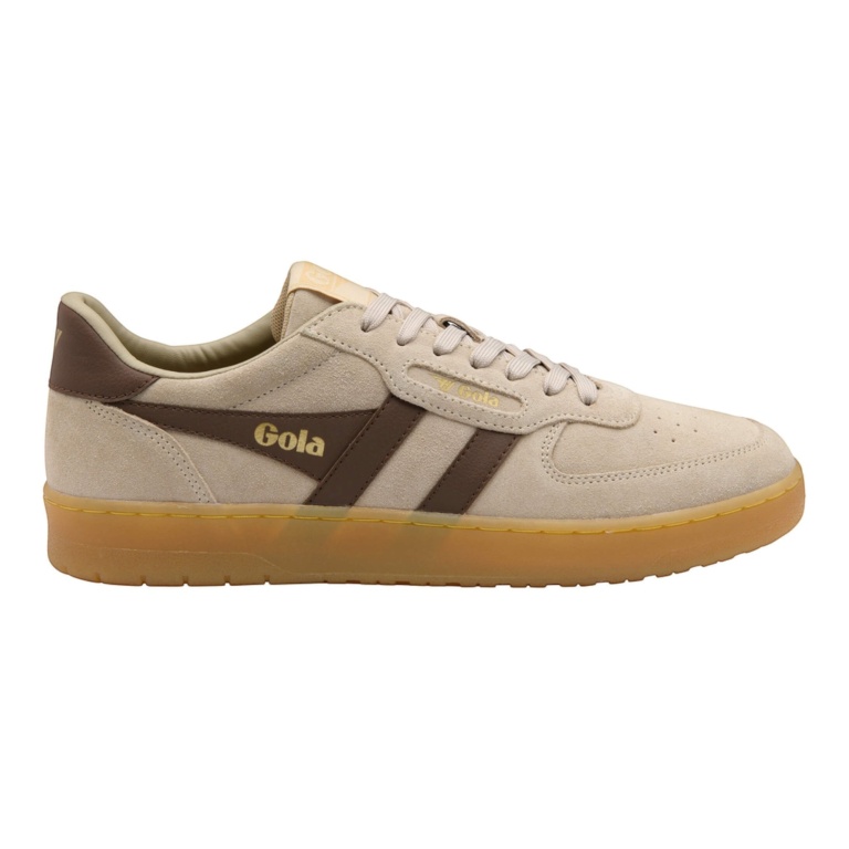 Gola Sneaker Hawk '86 2026 (Wildleder) hellbraun/dunkelbraun/gum Herren