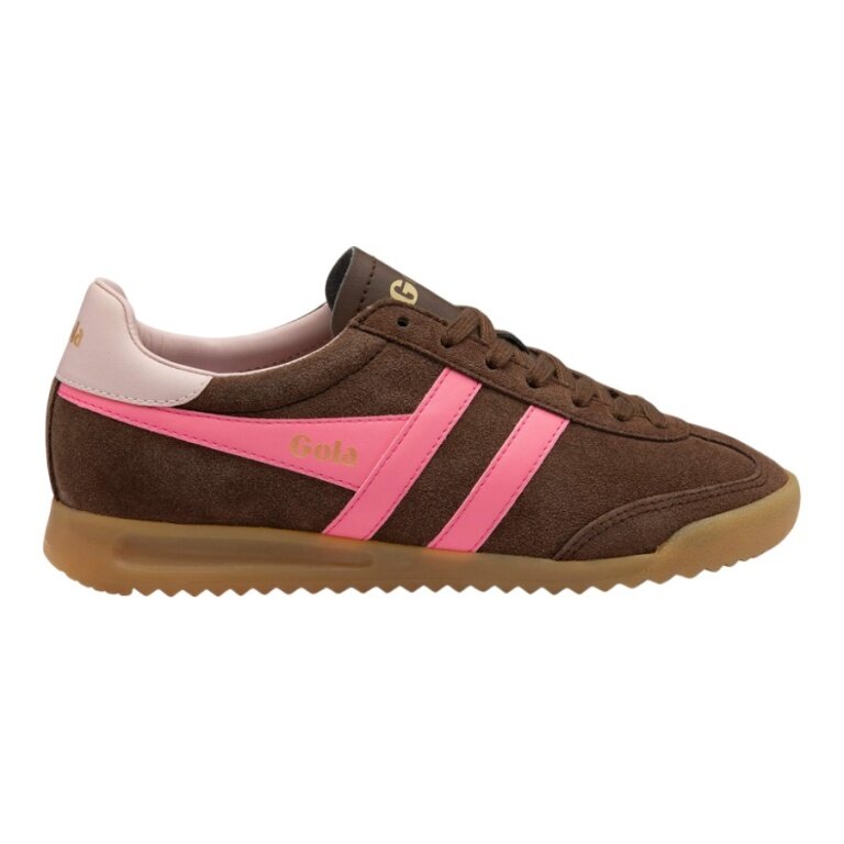 Gola Sneaker Torpedo (Wildleder) 2026 dunkelbraun/pink Damen