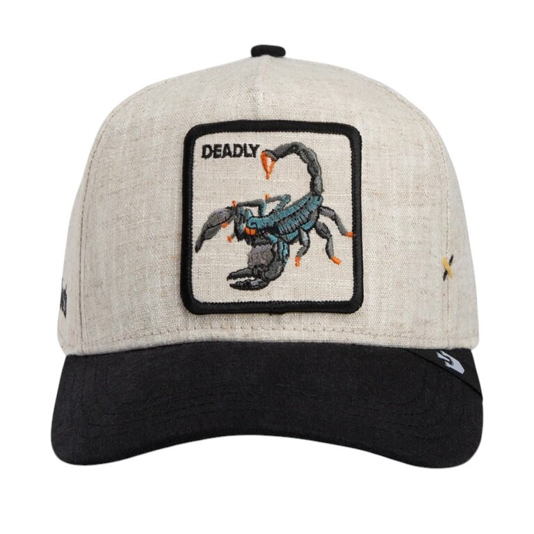 Goorin Basecap Lethal Linen schwarz/beige - 1 Stück