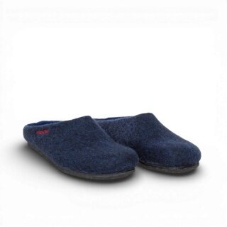 Gottstein Hausschuhe Magicfelt 709 (100% Wolle) navyblau (Größe 43-46)