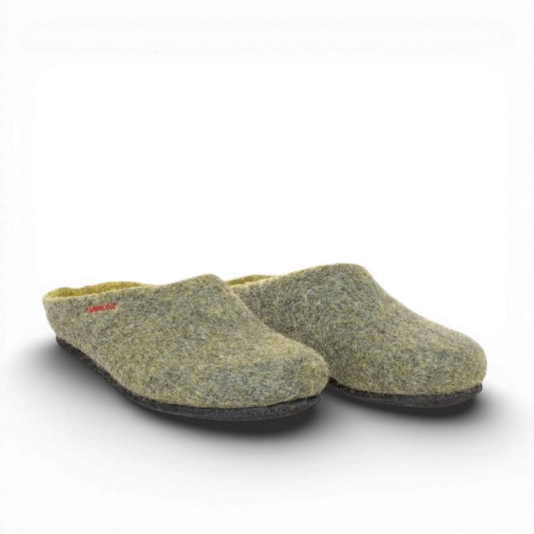 Gottstein Hausschuhe Magicfelt 709 (100% Wolle) dunkelgelb (Größe 36-42)