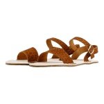 Grand Step Shoes Barfusssandale Fira Barfoot Nubuleder braun Damen