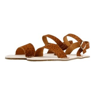 Grand Step Shoes Barfusssandale Fira Barfoot Nubuleder braun Damen
