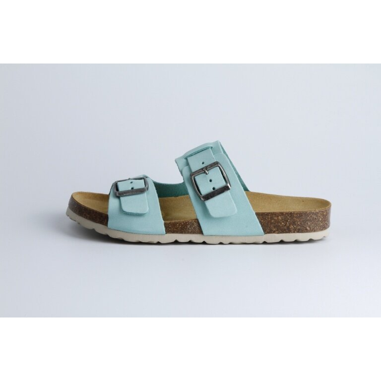 Grand Step Shoes Sandale Luca Nubuk (Leder) aquablau