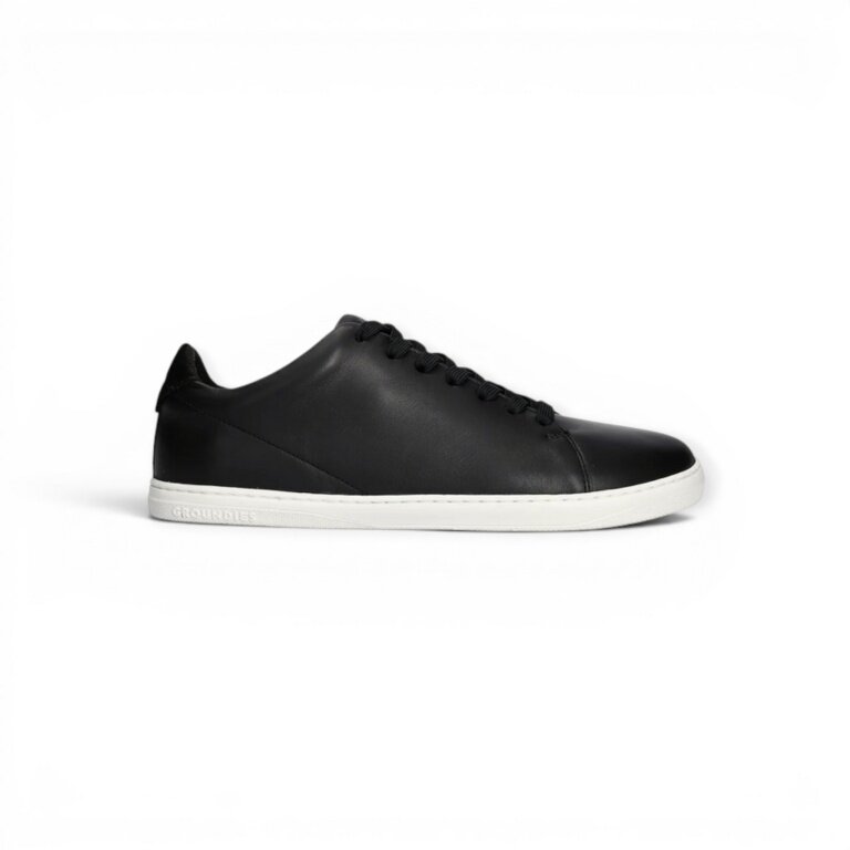 Groundies Minimal-Sneaker Zero (Nappaleder, Zero Drop) schwarz Damen
