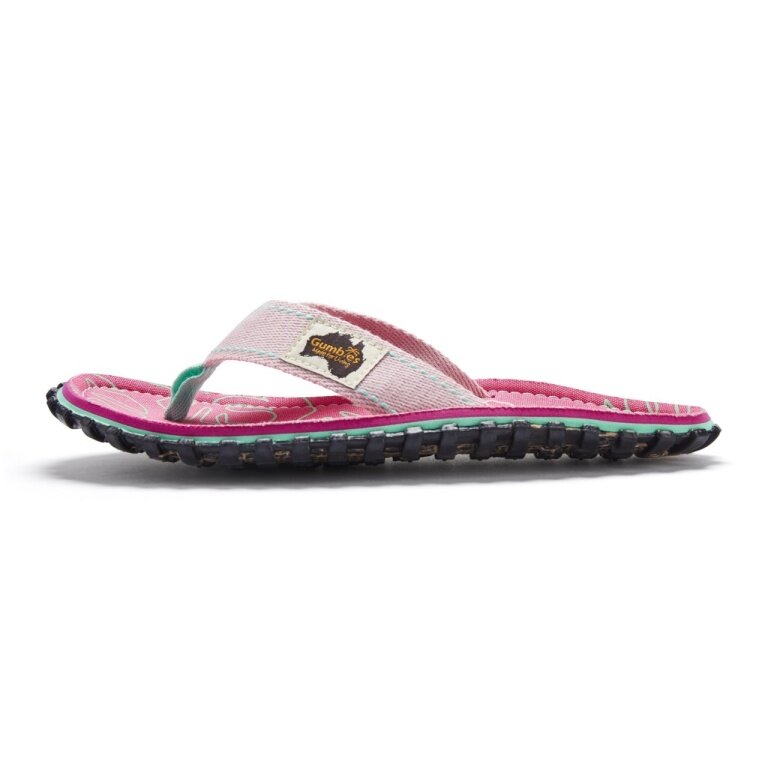 Gumbies Zehensandalen Original Flip Flops Blush Hibiscus pink/rosa Damen