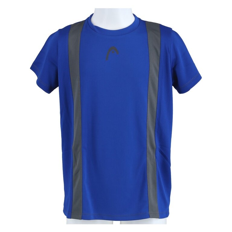 Head Tennis-Tshirt Club 25 Tech (100% Polyester, atmungsaktiv) 2026 blau Jungen
