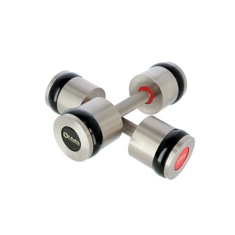 HMS Fitness Premium HH10 verchromte Kurzhantel 2x10kg