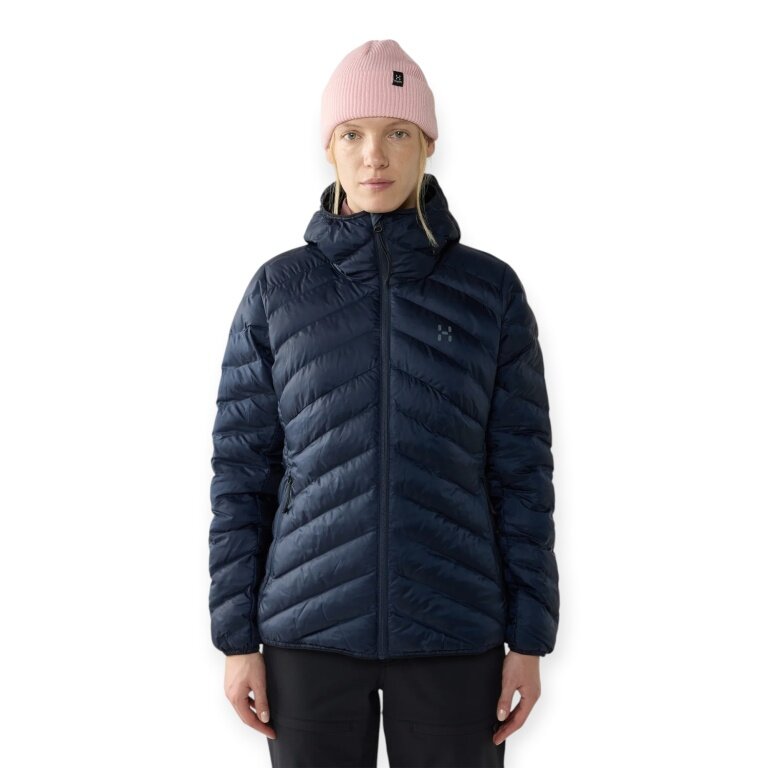 Haglöfs Isolationsjacke Särna Mimic II Hood (warm, gefüllt mit MIMIC Gold) dunkelblau Damen